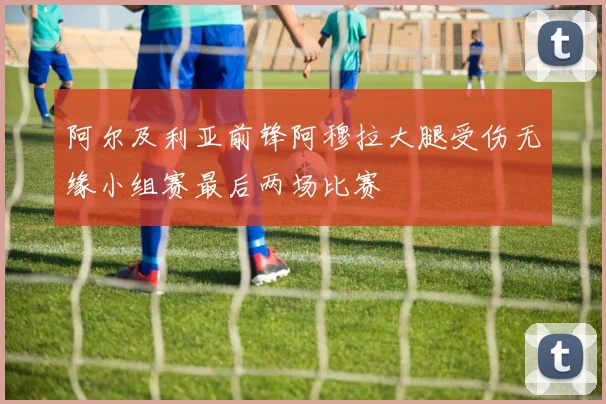 阿尔及利亚前锋阿穆拉大腿受伤无缘小组赛最后两场比赛